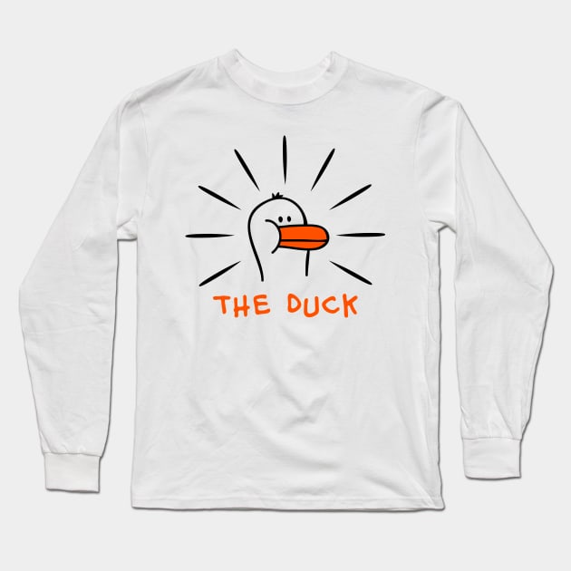 The Duck Long Sleeve T-Shirt by schlag.art